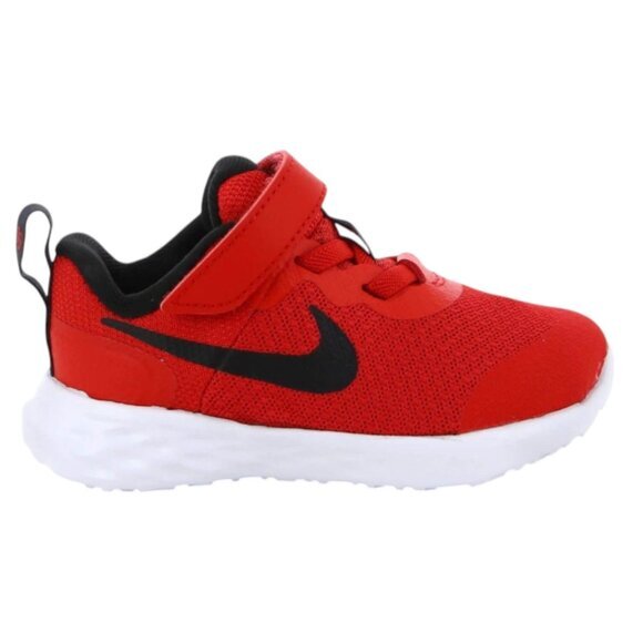 Nike Revolution 6 Little Kids' Child Shoes Size 5C NEW‎ Red/Black DD1094-607 - Picture 1 of 8